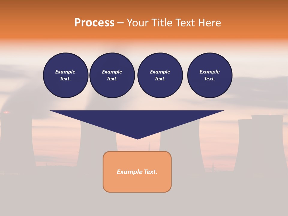 Night Artificial Energy PowerPoint Template