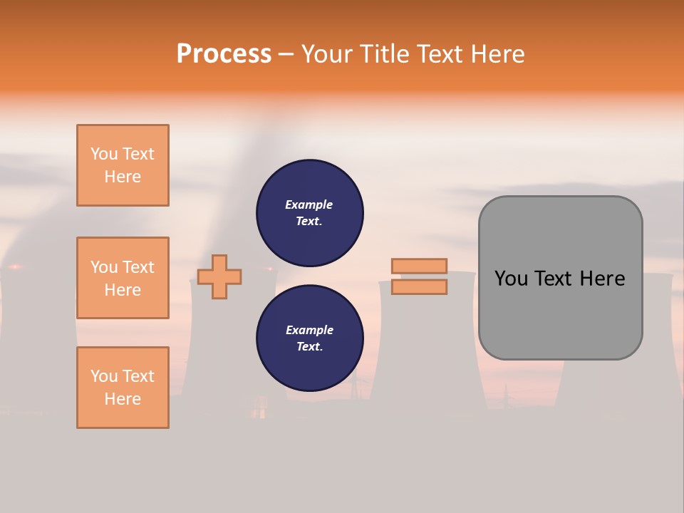 Night Artificial Energy PowerPoint Template