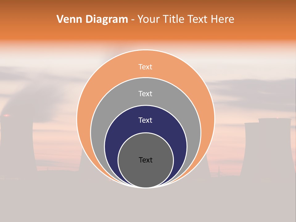 Night Artificial Energy PowerPoint Template