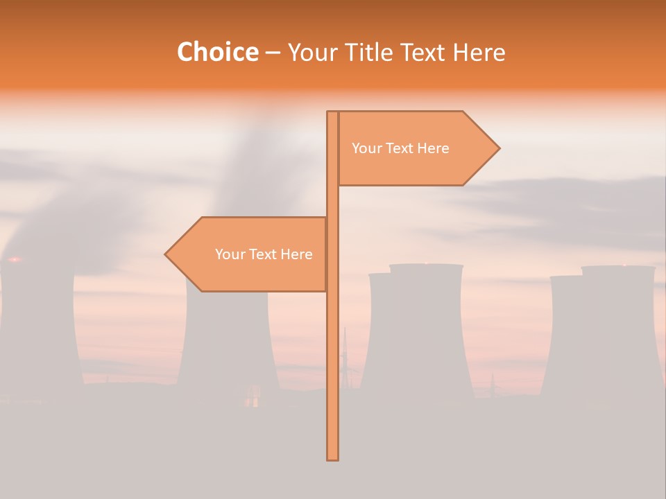 Night Artificial Energy PowerPoint Template