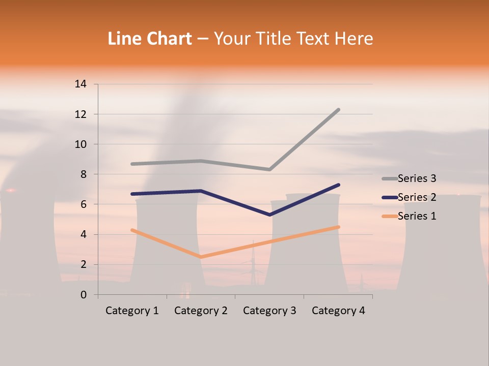 Night Artificial Energy PowerPoint Template