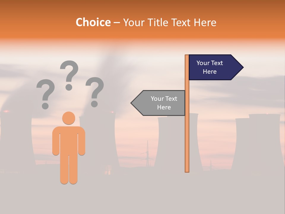 Night Artificial Energy PowerPoint Template
