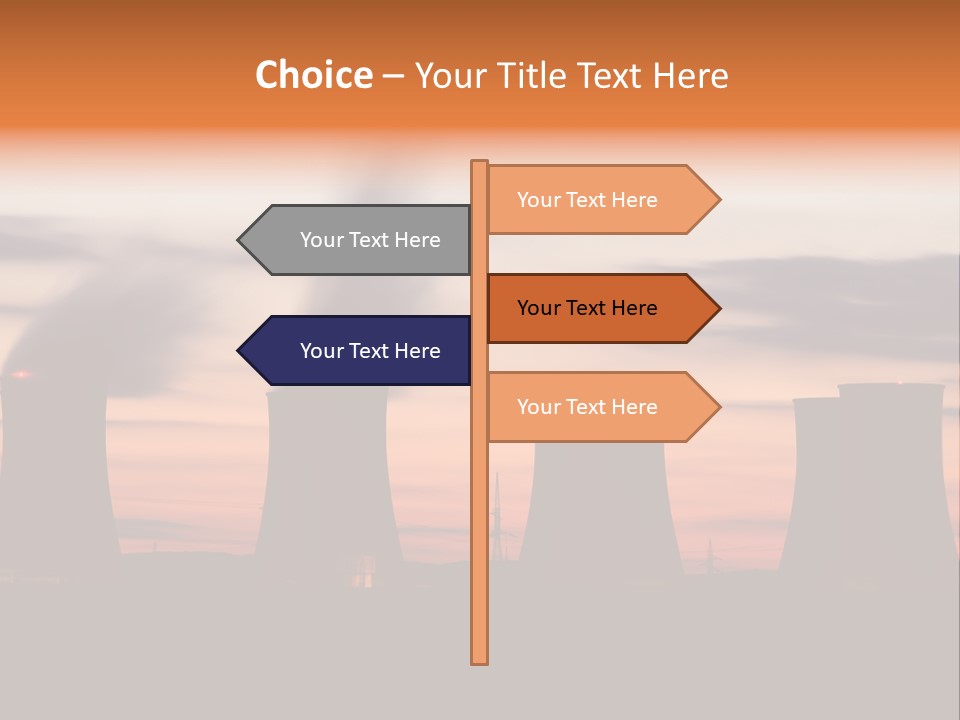 Night Artificial Energy PowerPoint Template