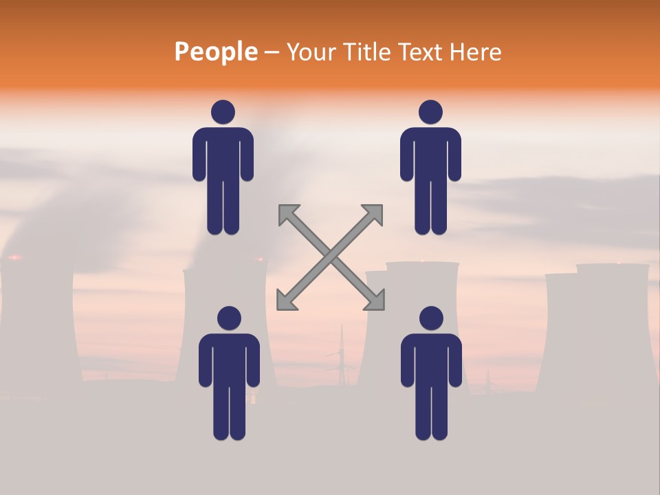 Night Artificial Energy PowerPoint Template