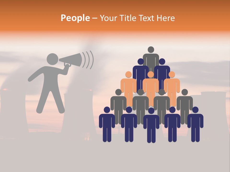 Night Artificial Energy PowerPoint Template