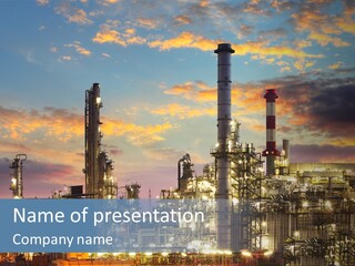 Power Business Oil PowerPoint Template