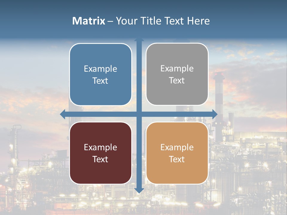 Power Business Oil PowerPoint Template