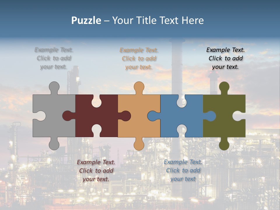 Power Business Oil PowerPoint Template