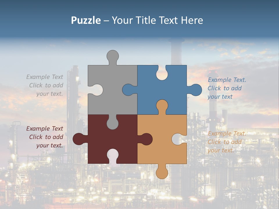 Power Business Oil PowerPoint Template