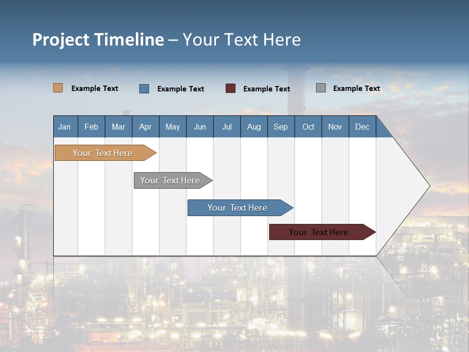 Power Business Oil PowerPoint Template