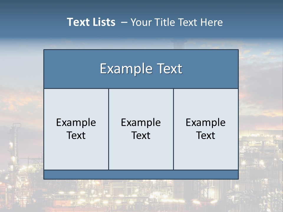 Power Business Oil PowerPoint Template