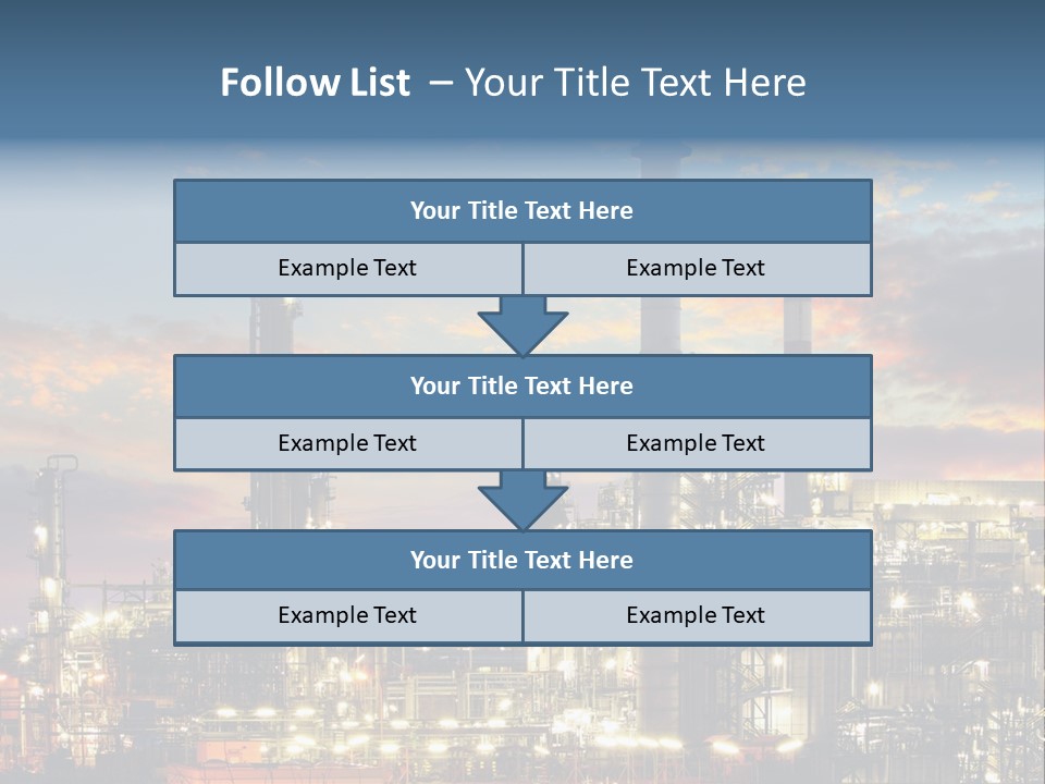 Power Business Oil PowerPoint Template