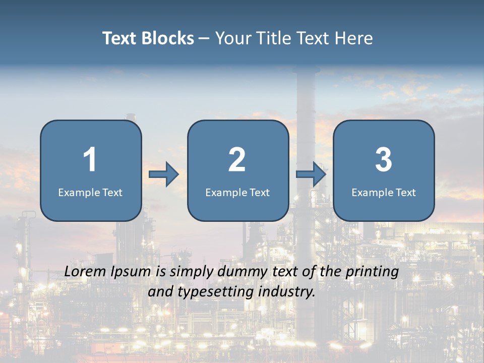 Power Business Oil PowerPoint Template