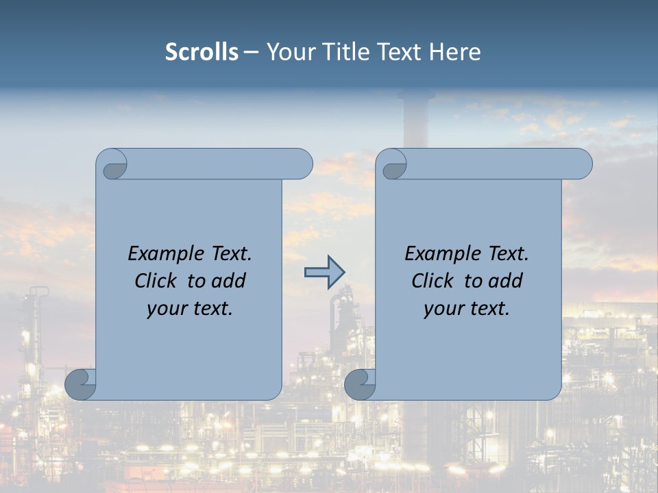 Power Business Oil PowerPoint Template