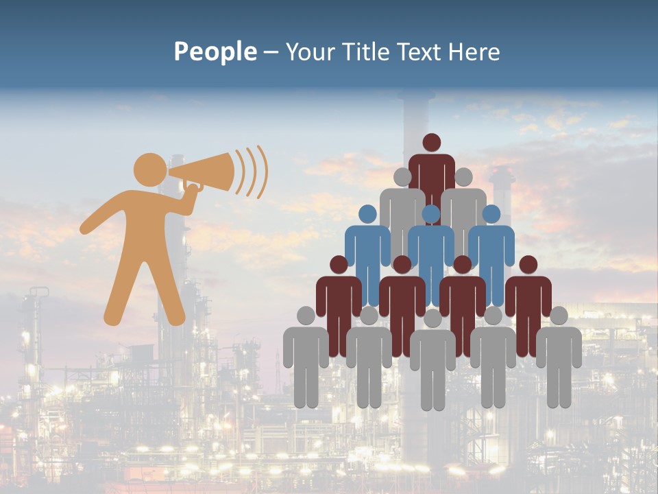 Power Business Oil PowerPoint Template