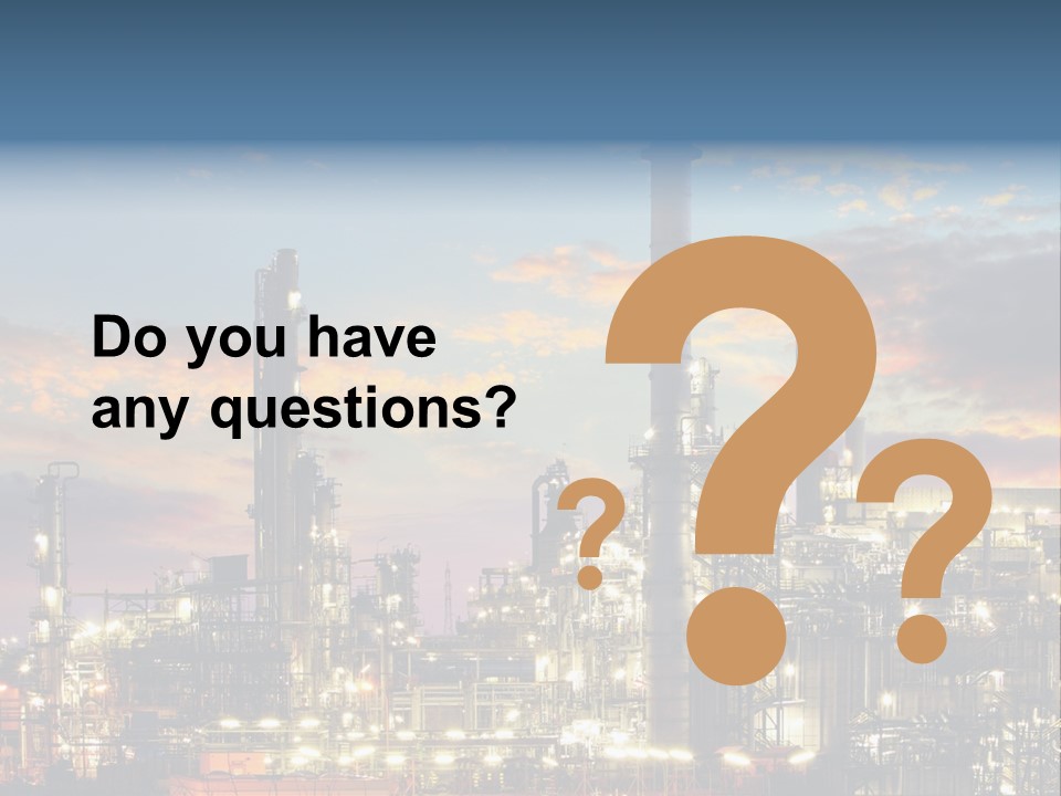 Power Business Oil PowerPoint Template