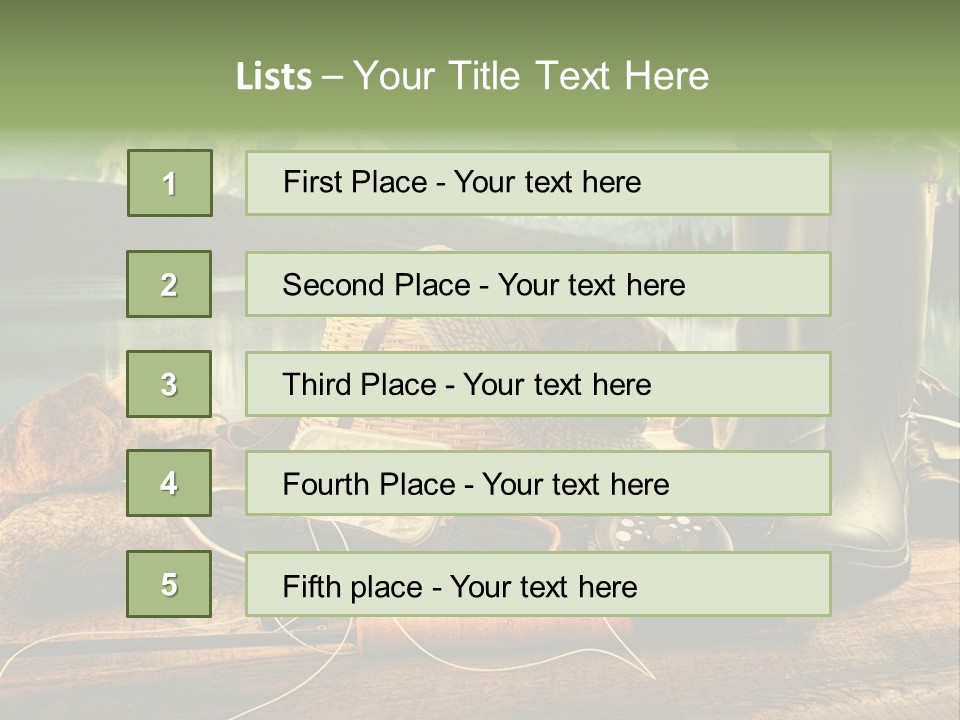 Sports Nature Tackle PowerPoint Template