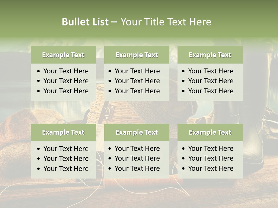 Sports Nature Tackle PowerPoint Template