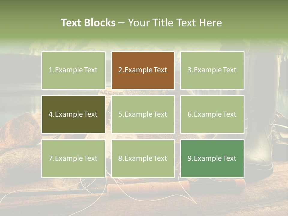 Sports Nature Tackle PowerPoint Template