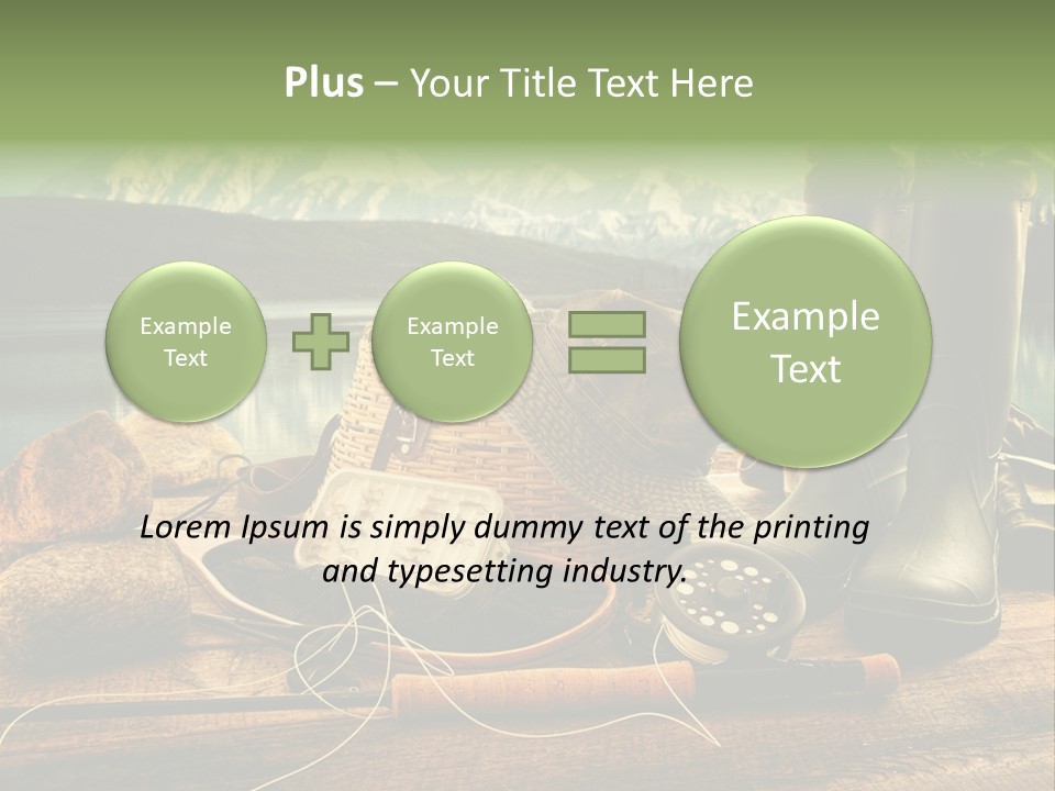 Sports Nature Tackle PowerPoint Template