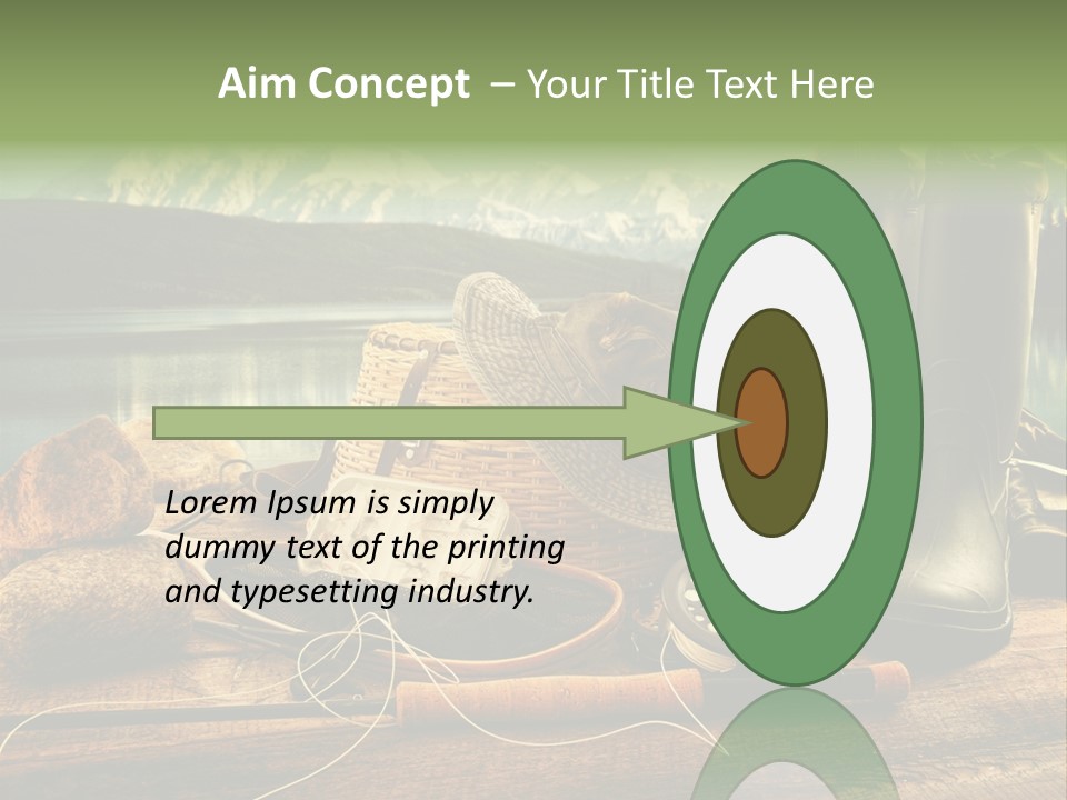 Sports Nature Tackle PowerPoint Template