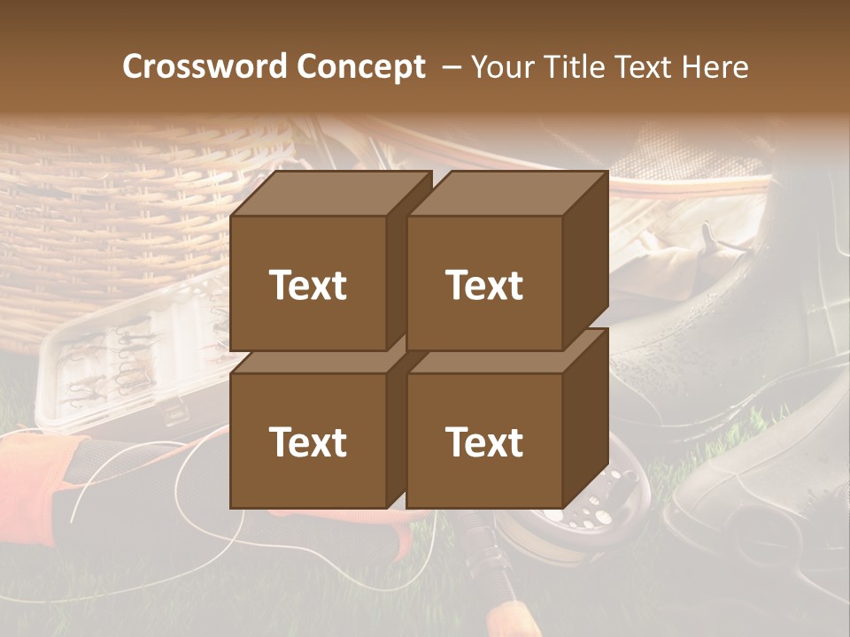 Freshwater Natural Equipment PowerPoint Template