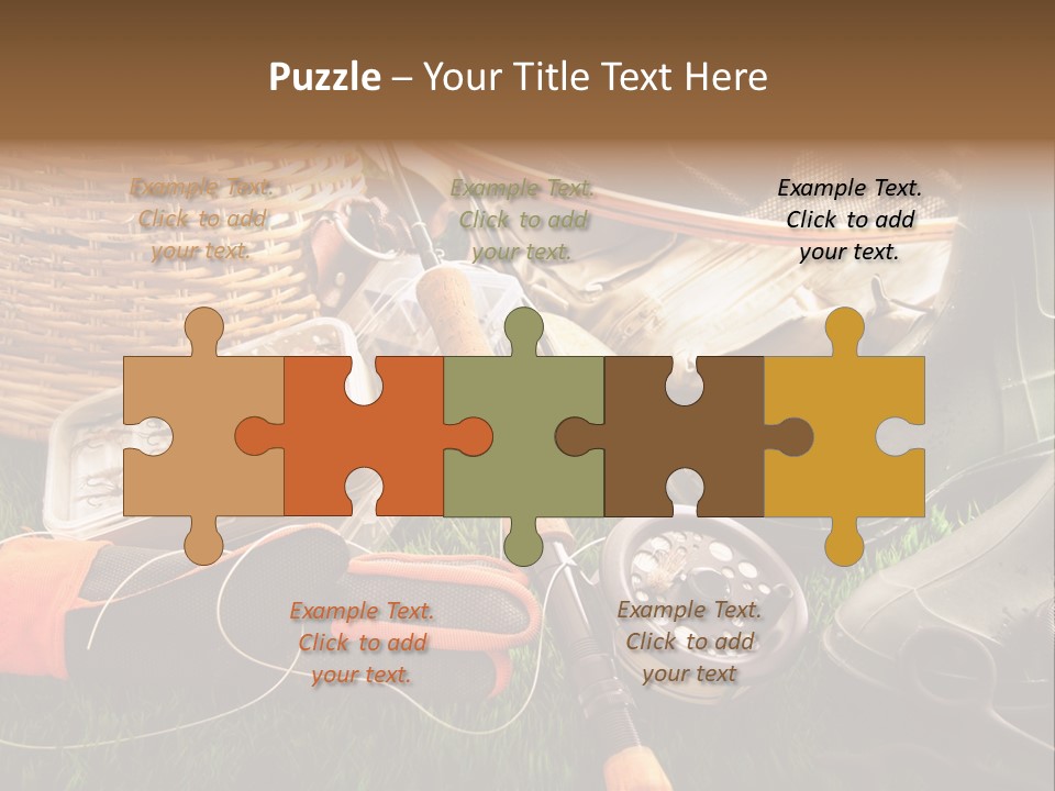 Freshwater Natural Equipment PowerPoint Template