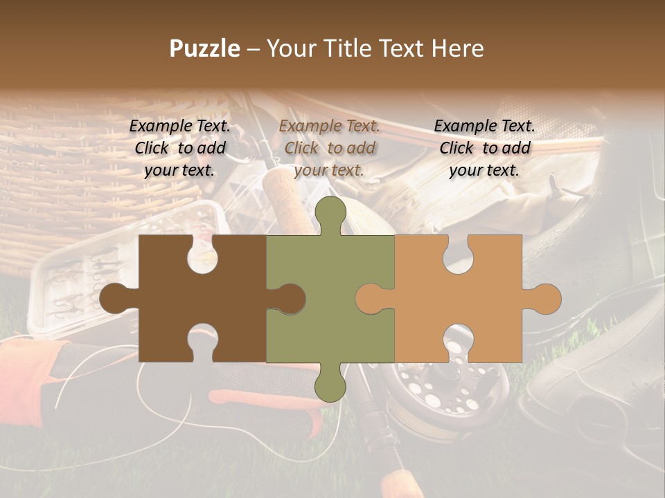 Freshwater Natural Equipment PowerPoint Template