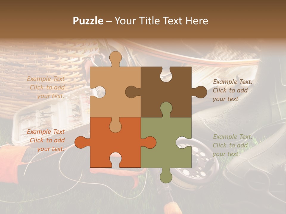 Freshwater Natural Equipment PowerPoint Template