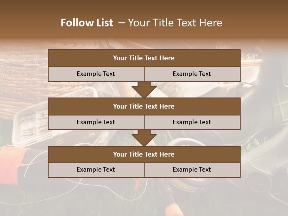 Freshwater Natural Equipment PowerPoint Template