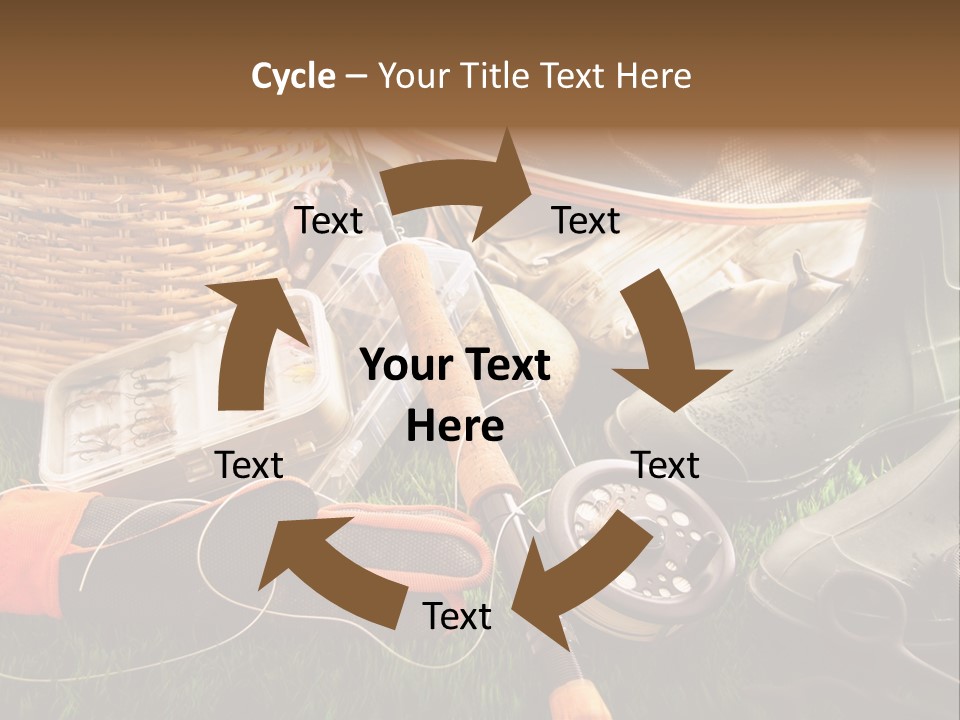 Freshwater Natural Equipment PowerPoint Template