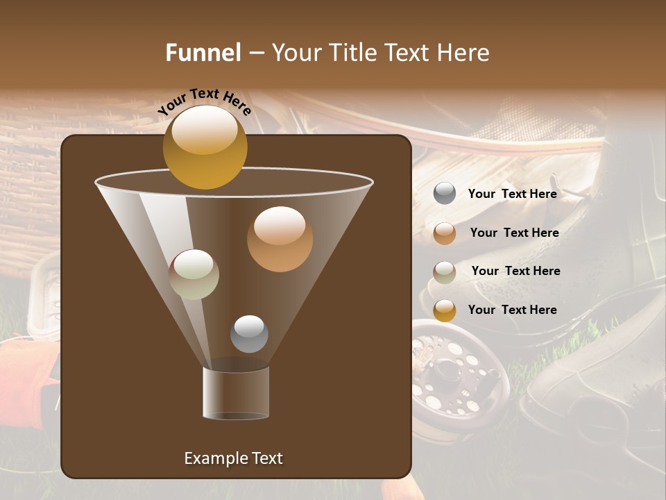 Freshwater Natural Equipment PowerPoint Template