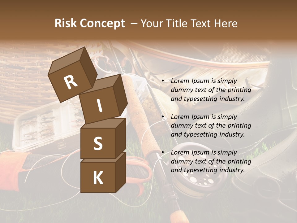 Freshwater Natural Equipment PowerPoint Template