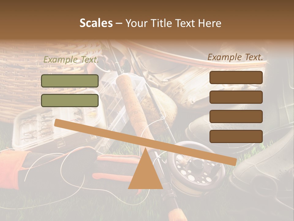 Freshwater Natural Equipment PowerPoint Template