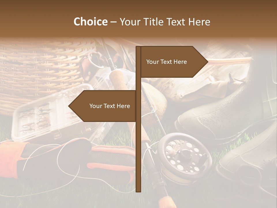 Freshwater Natural Equipment PowerPoint Template