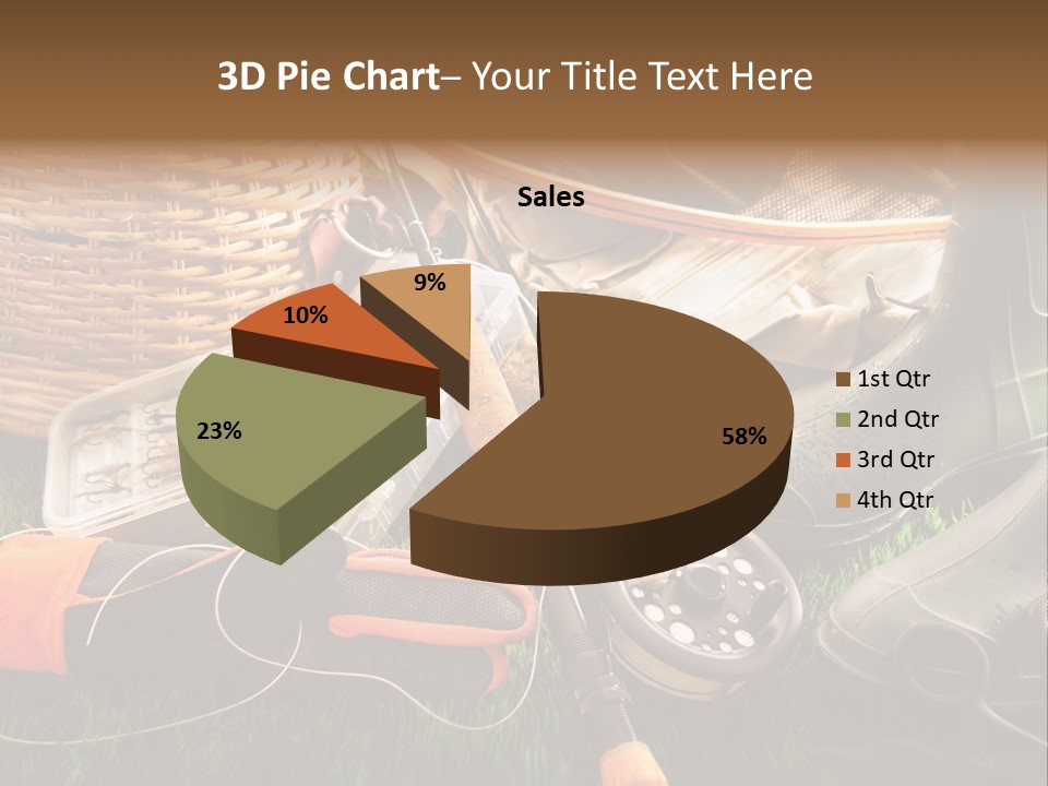 Freshwater Natural Equipment PowerPoint Template
