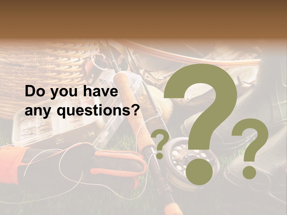 Freshwater Natural Equipment PowerPoint Template