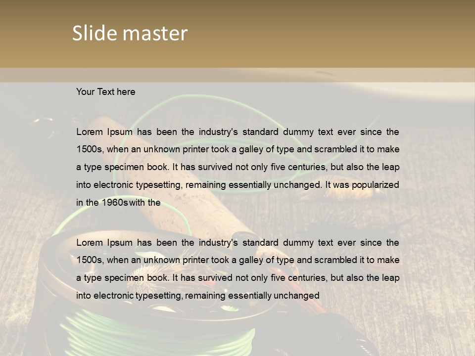 Nobody Fish Decoy PowerPoint Template