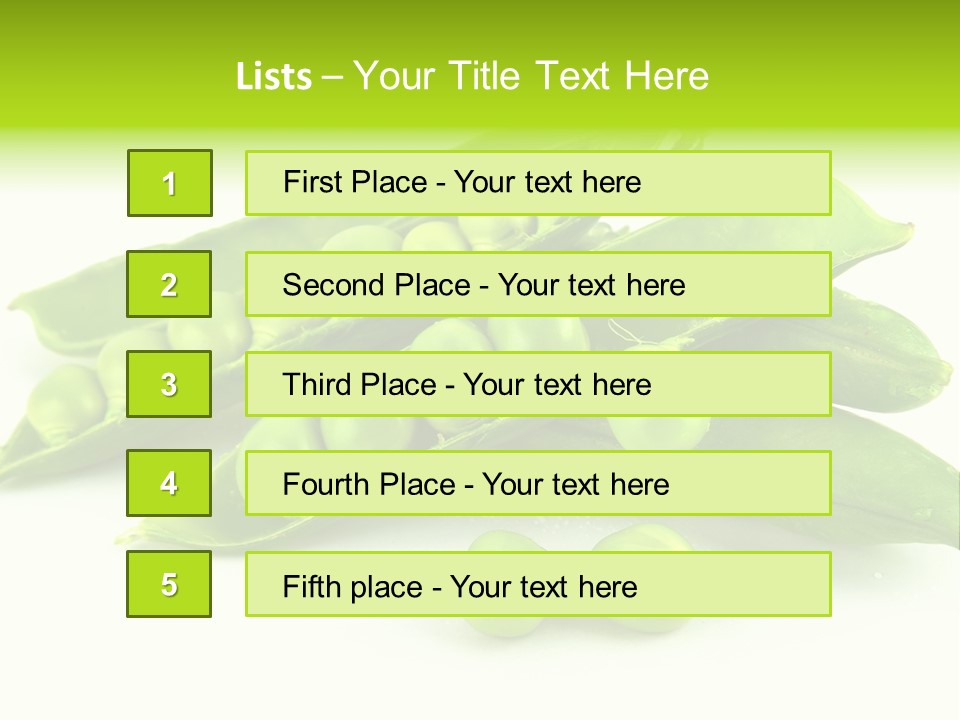 Pod White Photo PowerPoint Template