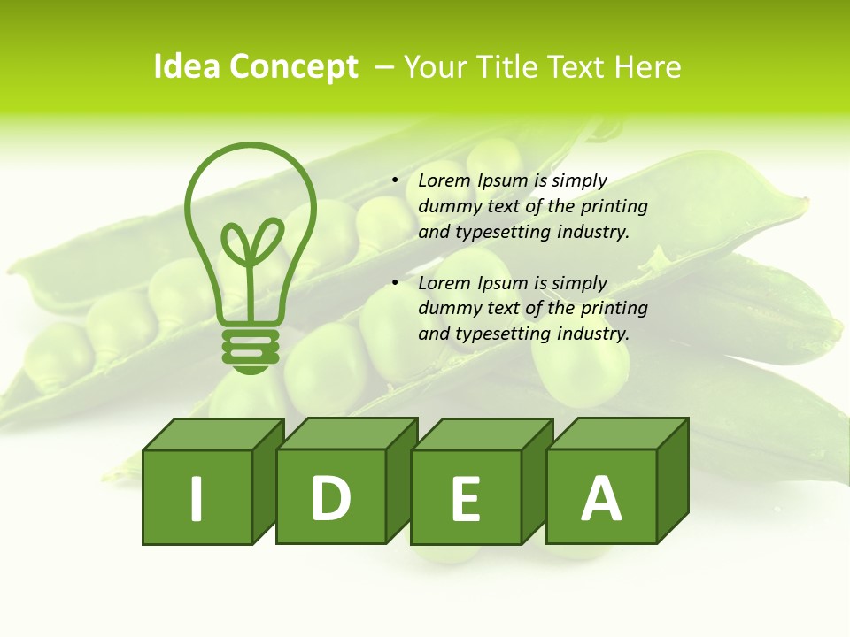 Pod White Photo PowerPoint Template