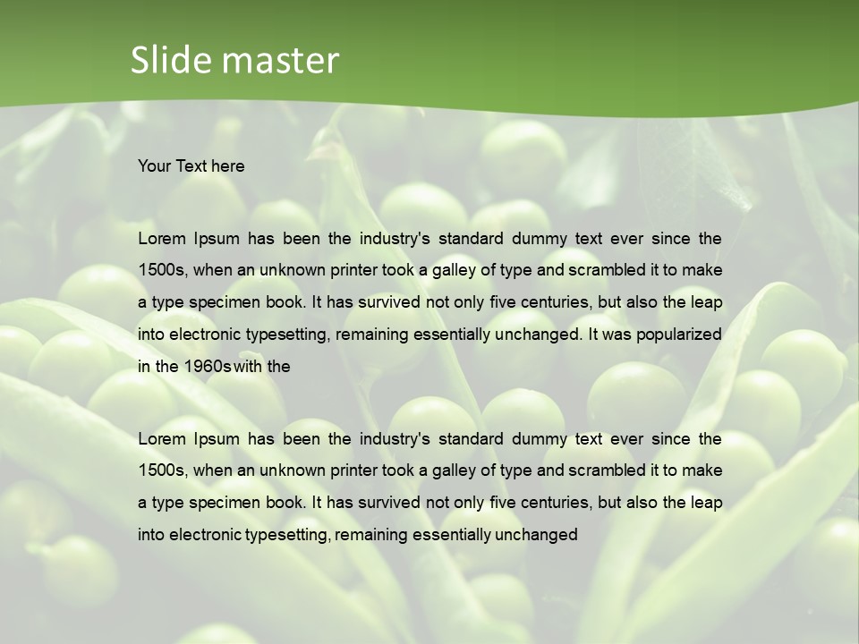 Lawny Idea Vetch PowerPoint Template