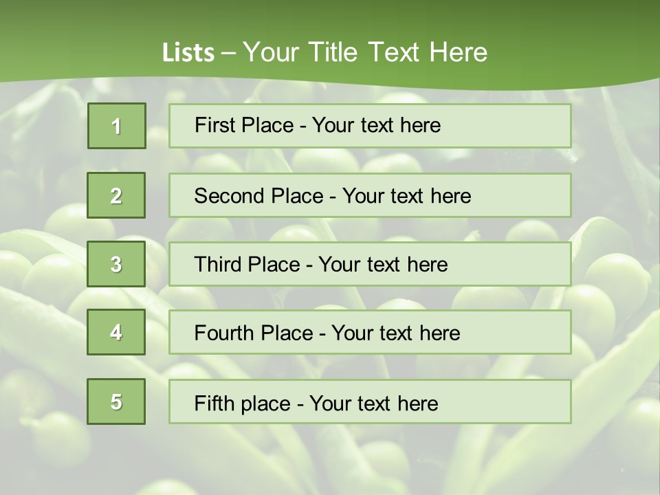 Lawny Idea Vetch PowerPoint Template