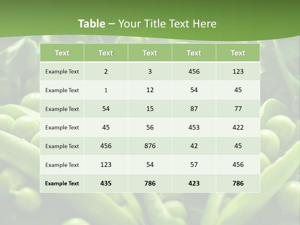 Lawny Idea Vetch PowerPoint Template