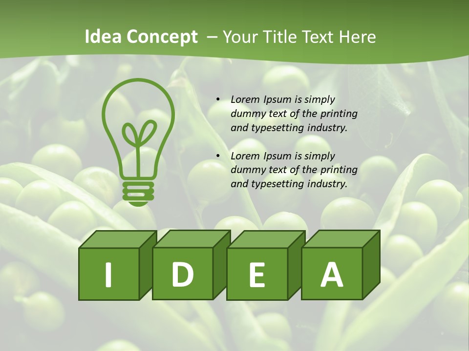 Lawny Idea Vetch PowerPoint Template