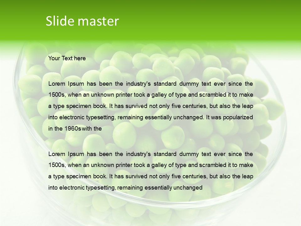 Summer Agriculture Vegetable PowerPoint Template