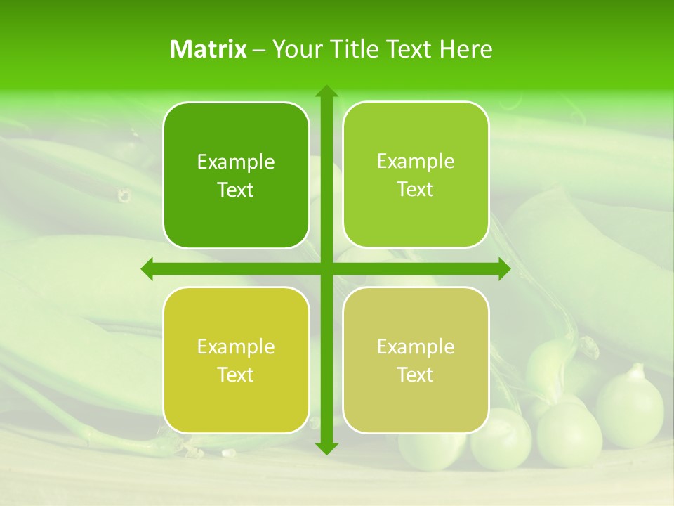 Vitamins Garden Legume PowerPoint Template