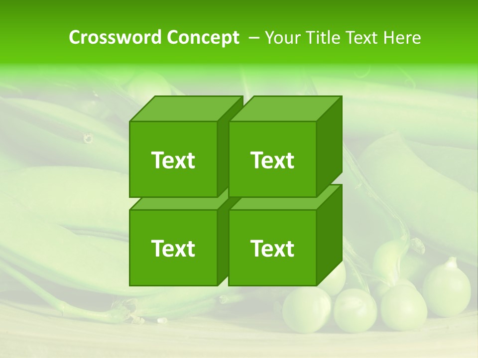 Vitamins Garden Legume PowerPoint Template