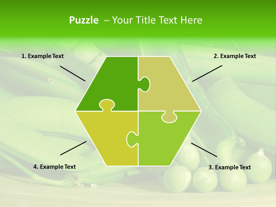 Vitamins Garden Legume PowerPoint Template