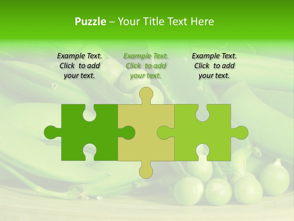 Vitamins Garden Legume PowerPoint Template