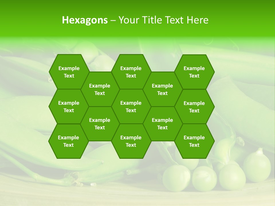 Vitamins Garden Legume PowerPoint Template